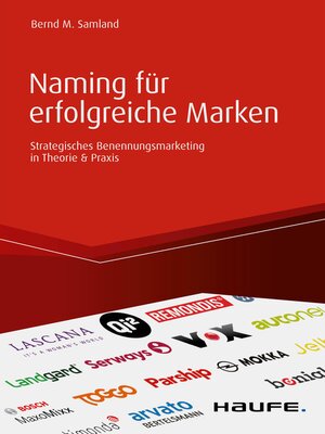 cover image of Naming für erfolgreiche Marken